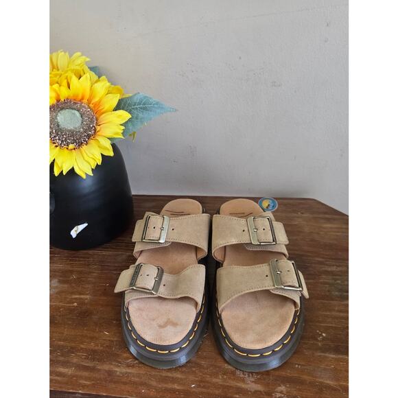 Dr. Martens Josef suede slide sandals Womens Sz 7 New Mens 6 main image 4